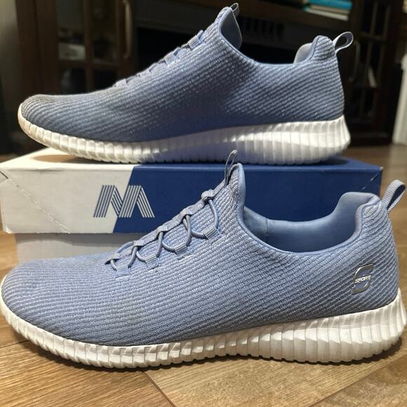 Skechers Sport Shoes Womens 11 Blue Charlize Memory Foam Slip On Comfort Sneaker - Picture 2 of 8